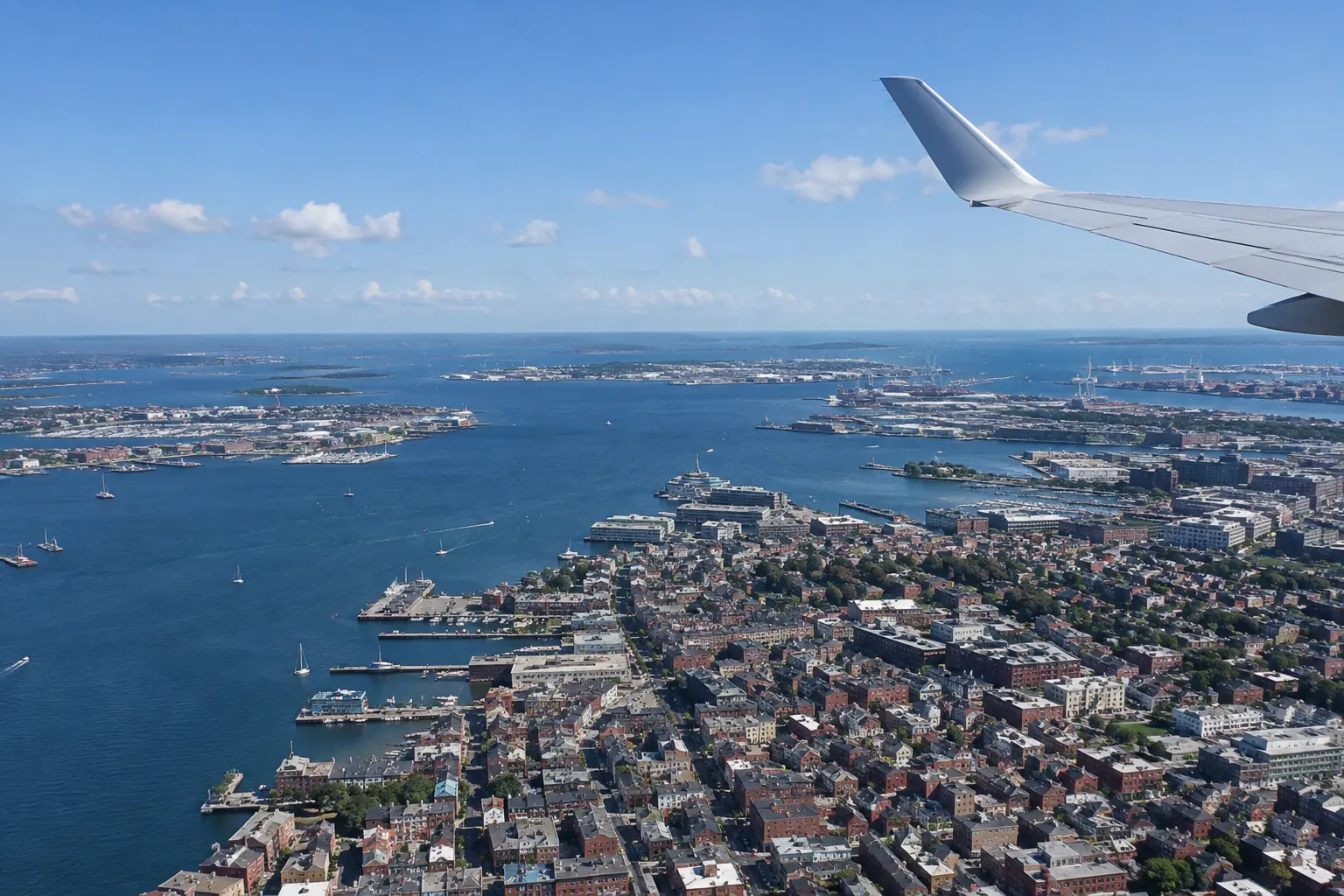 Boston from the air