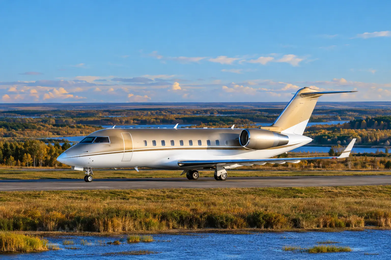Heavy jet on the ramp
